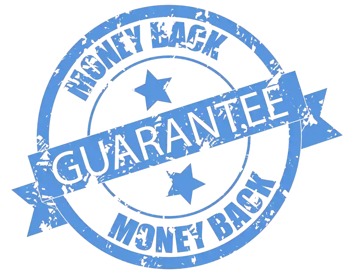 HeroUP 180-day money-back guarantee badge